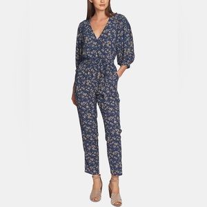 1. STATE Heritage-Print Belted Surplice Jumpsui